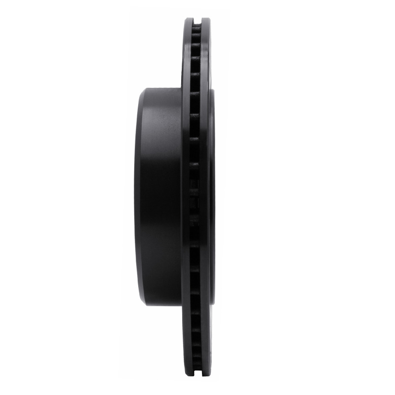 Chrysler 300 Brake Rotor (1) - Rear Left - R1 Concepts - Drilled & Slotted - Black - `05-`23